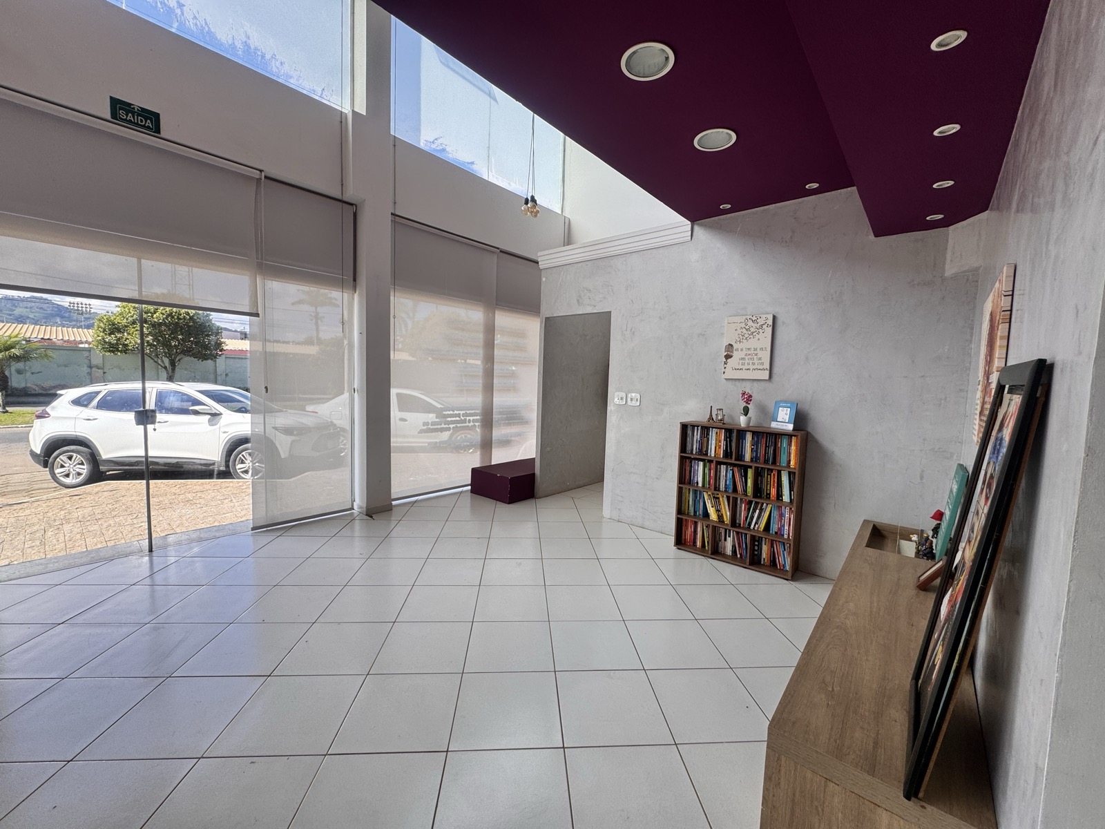 Ambiente de recepção do Espaço IDHAN para eventos corporativos e treinamentos
